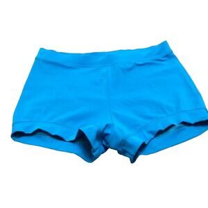 Katrina peacock blue booty shorts Dance Size Large